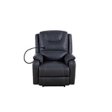 Power Recliner With Massage,Heating and Phone Holder,Side Pockets,USB Charge
