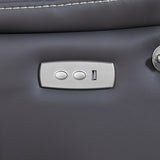 Power Recliner With Massage,Heating and Phone Holder,Side Pockets,USB Charge
