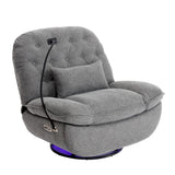 Power Recliner with Voice Control, 270掳 Swivel and Rocking