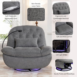 Power Recliner with Voice Control, 270掳 Swivel and Rocking