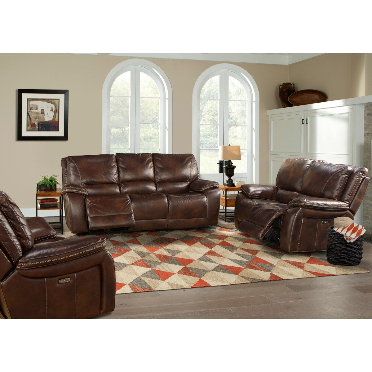 Fairview Home Power Reclining Sofa Loveseat and Recliner