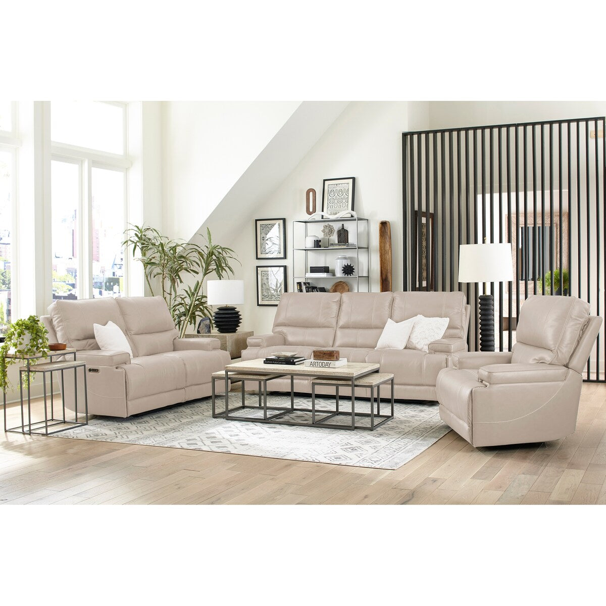 Fairview Home Power Reclining Sofa Loveseat and Recliner