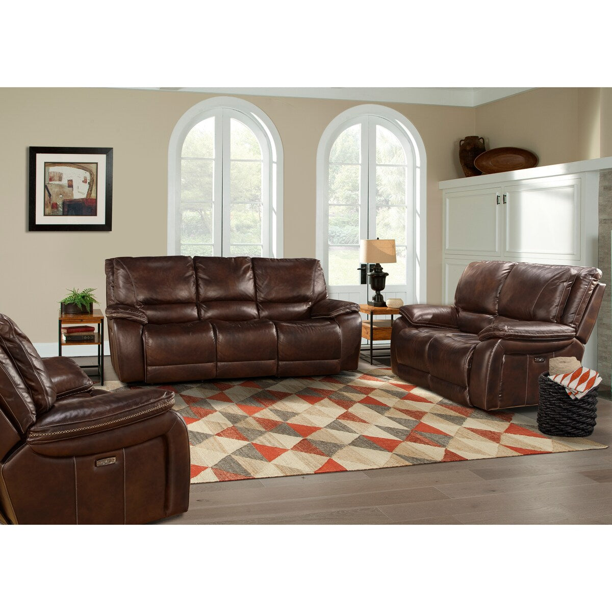 Fairview Home Power Reclining Sofa Loveseat and Recliner