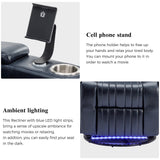 Power Swivel Recliner With 360掳 Swivel Tray Table,and Cell Phone Holder,Soft Living Room Chair