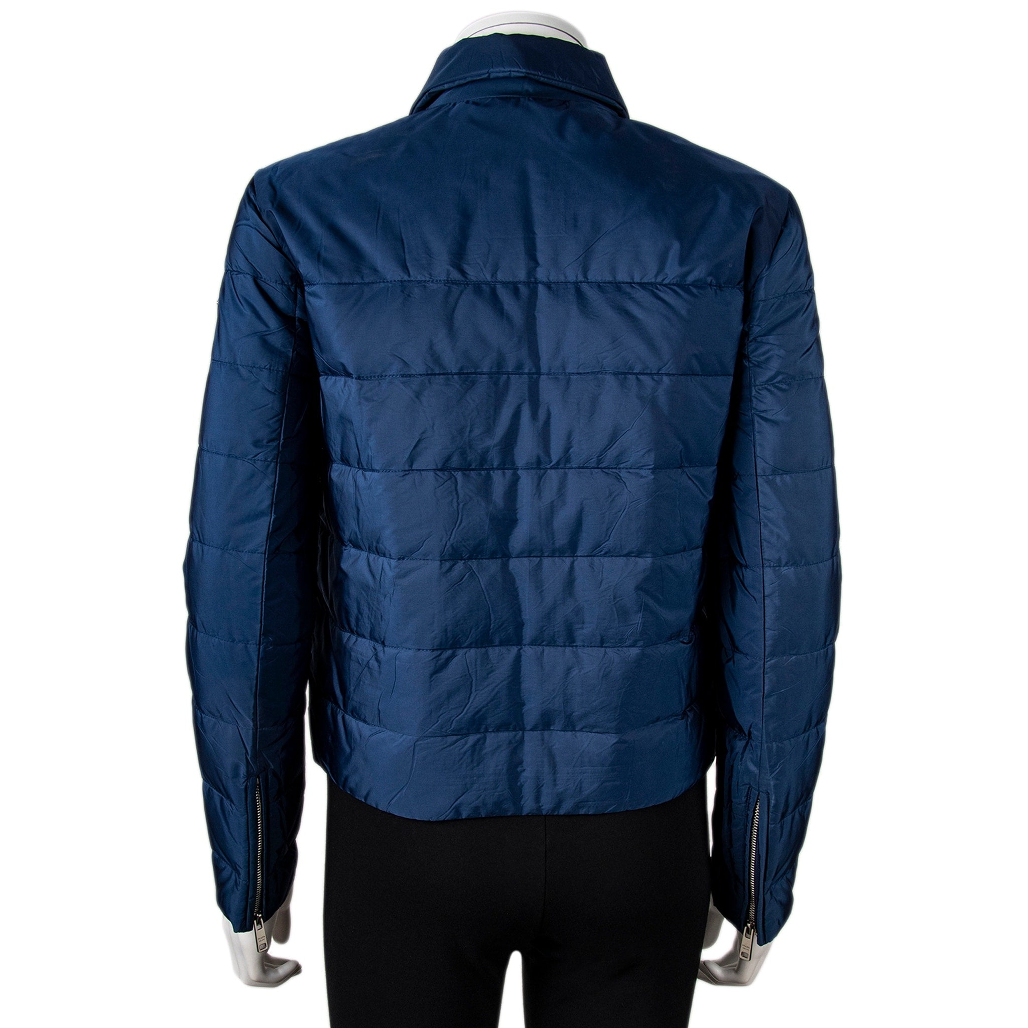 極美品✨PRADA SPORT stitch nylon jacket Prada Nylon Down Jacket with Belt | Saks Fifth Avenue