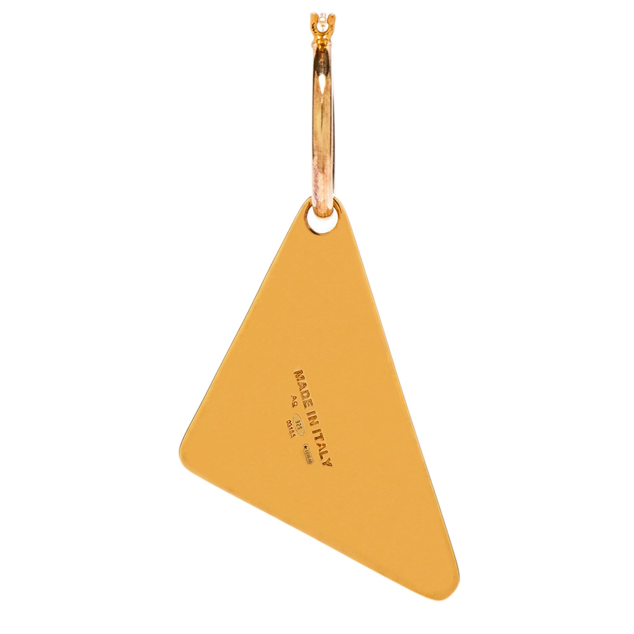 Prada Symbole Crystal Pendant Single Earring, Left Ear