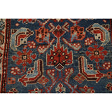 Pre-1900 Antique Bakhtiari Vegetable Dye Persian Area Rug Handmade - 3'10" x 6'0"