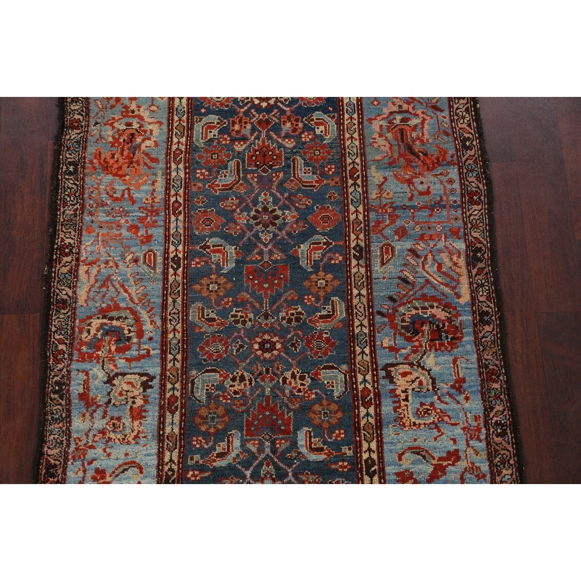 Pre-1900 Antique Bakhtiari Vegetable Dye Persian Area Rug Handmade - 3'10" x 6'0"