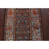 Pre-1900 Antique Bakhtiari Vegetable Dye Persian Area Rug Handmade - 3'10" x 6'0"