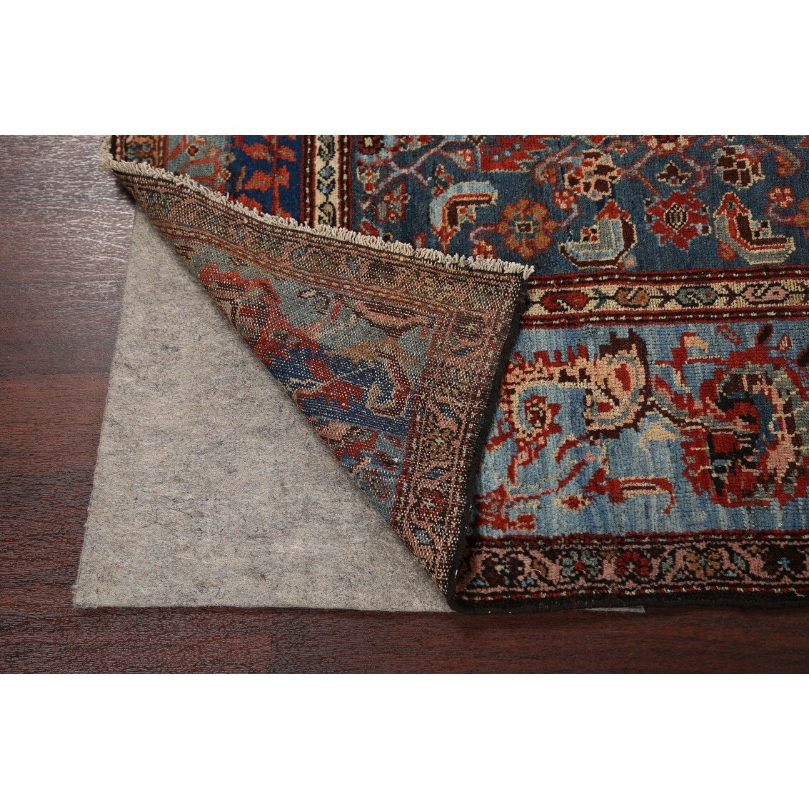 Pre-1900 Antique Bakhtiari Vegetable Dye Persian Area Rug Handmade - 3'10" x 6'0"