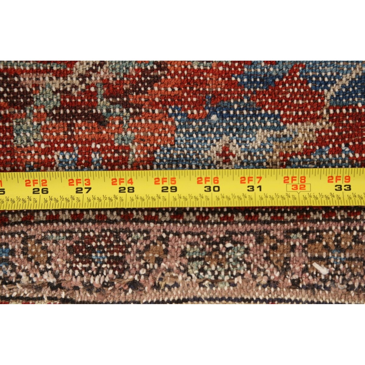 Pre-1900 Antique Bakhtiari Vegetable Dye Persian Area Rug Handmade - 3'10" x 6'0"
