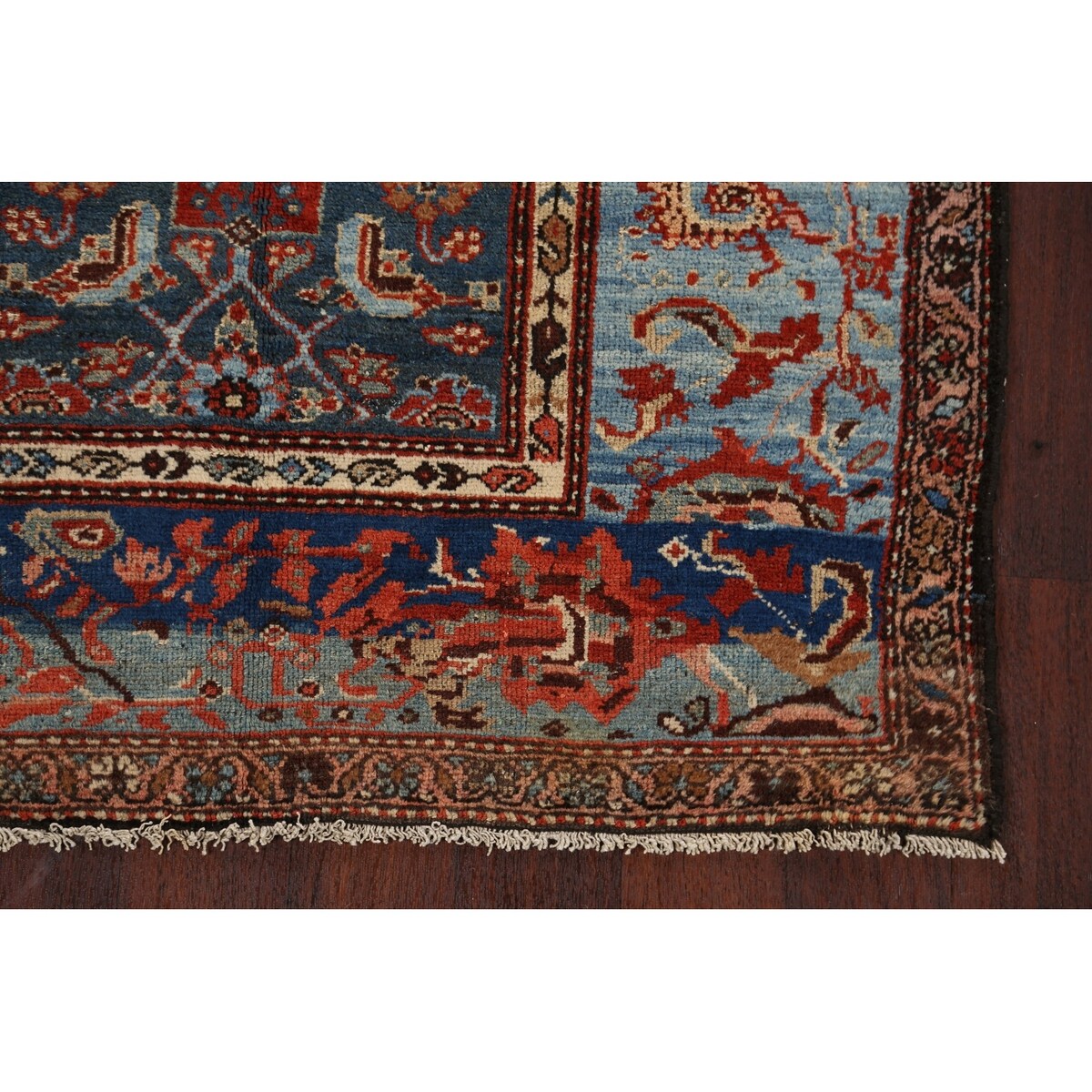 Pre-1900 Antique Bakhtiari Vegetable Dye Persian Area Rug Handmade - 3'10" x 6'0"