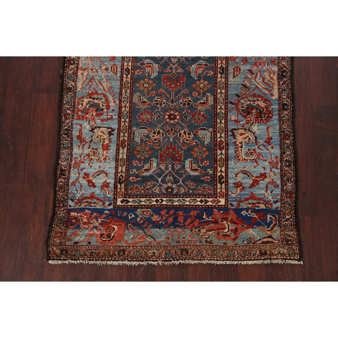 Pre-1900 Antique Bakhtiari Vegetable Dye Persian Area Rug Handmade - 3'10" x 6'0"