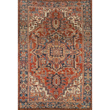 Pre-1900 Antique Heriz Serapi Persian Rug Hand-Knotted Wool Carpet - 9'1" x 12'5"