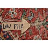 Pre-1900 Antique Heriz Serapi Persian Rug Hand-Knotted Wool Carpet - 8'4"x 11'2"