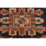 Pre-1900 Antique Heriz Serapi Persian Rug Hand-Knotted Wool Carpet - 9'1" x 12'5"