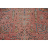 Pre-1900 Antique Oushak Turkish Area Rug Handmade Wool Carpet - 7'0"x 9'5"