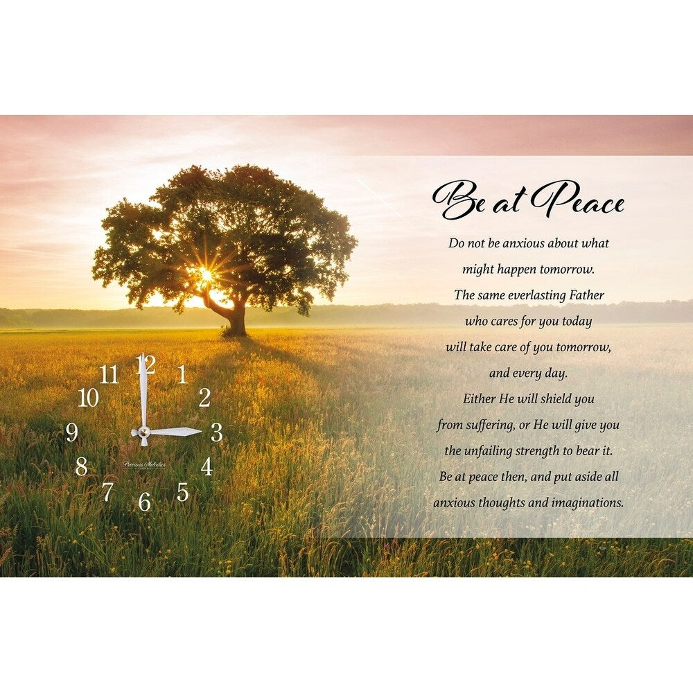 Precious Melodies Clock - Be at Peace with "It's a Beautiful Day" Chimes