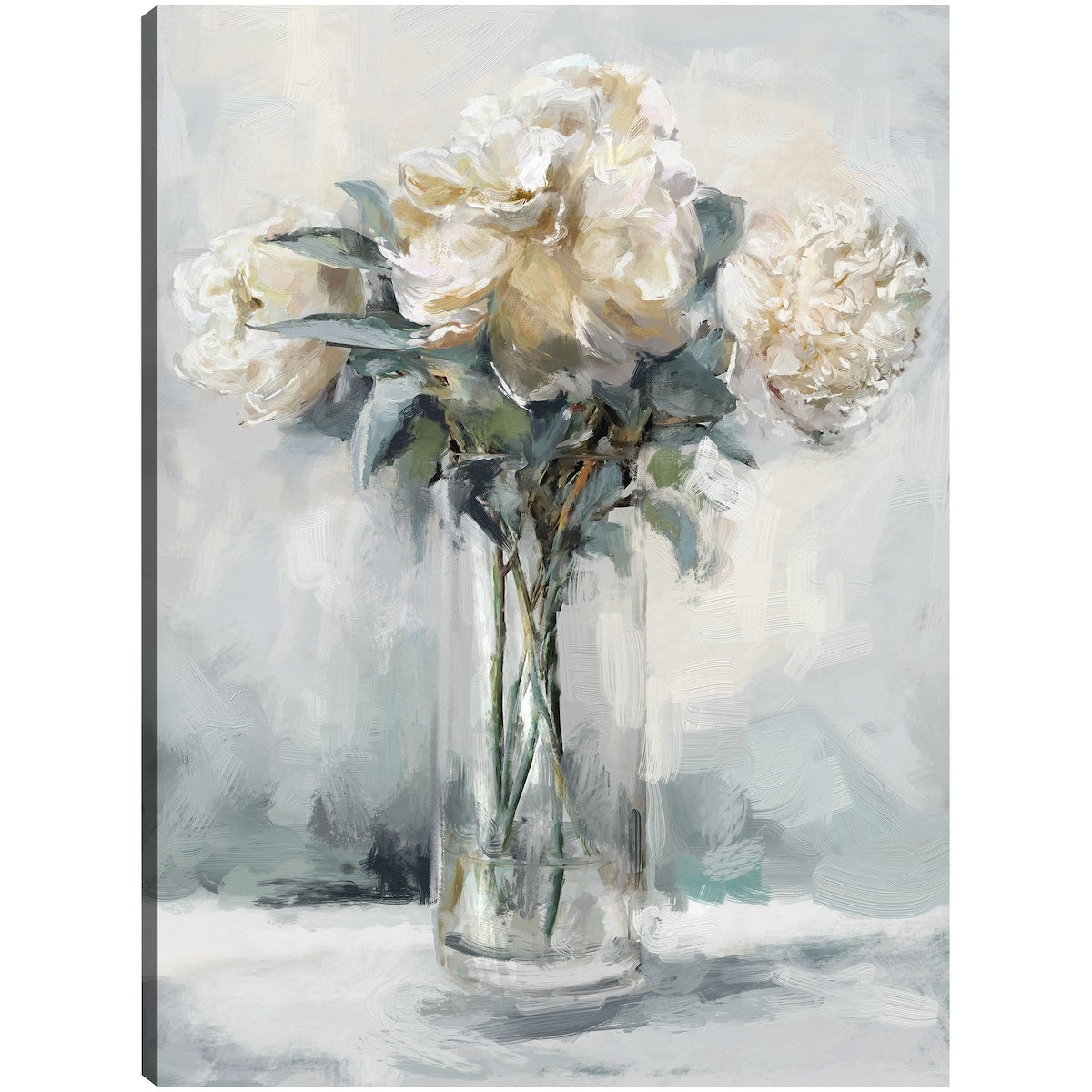 Precious Peonies I By Studio Arts Canvas Art Print