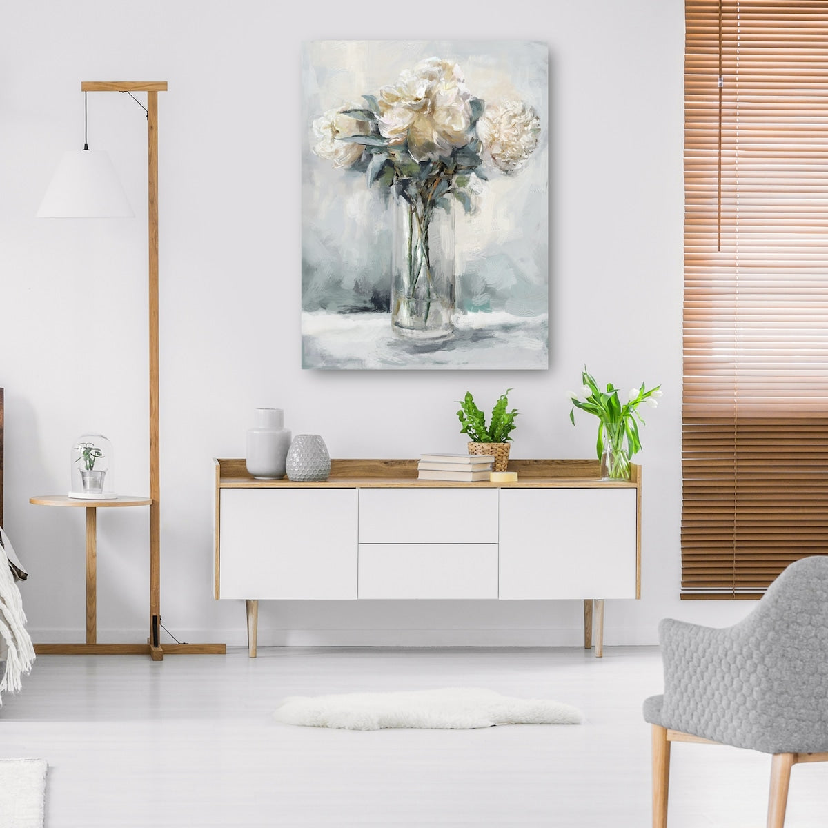 Precious Peonies I By Studio Arts Canvas Art Print