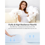 Pregnancy Pillows for Sleeping,J Shaped Maternity Pillow for Pregnant Women,Portable Body Pillow with Jersey Knit Cotton Cover