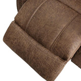 Prelife Classic and Overstuffed Breathable Vegan Leather Power Standard Recliner