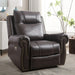 Prelife Classic and Overstuffed Breathable Vegan Leather Power Standard Recliner