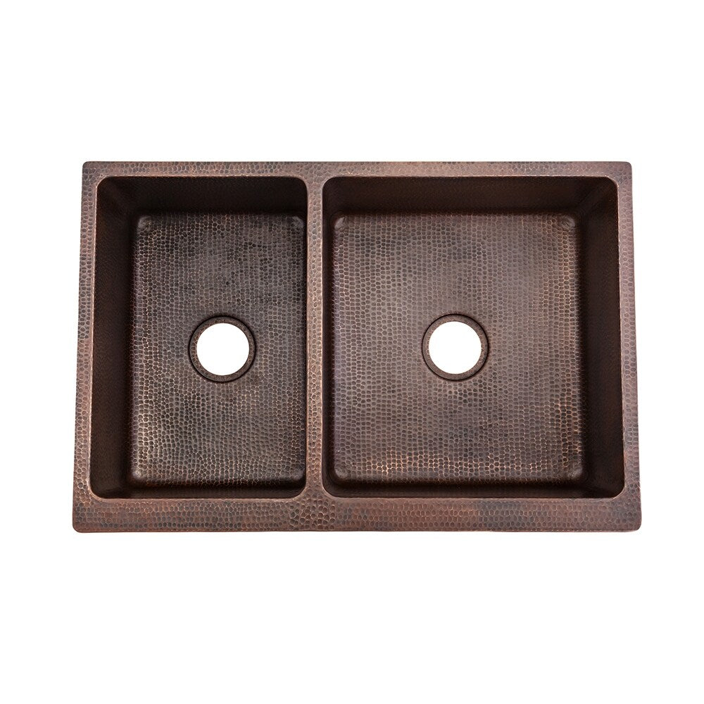 Premier Copper Products Kitchen Sink, Spring Faucet and Accessories Package