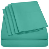 Premium Home Collection Microfiber Soft Cooling Bed Sheet Set - 6 Piece Set