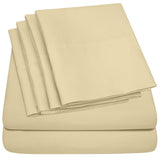 Premium Home Collection Microfiber Soft Cooling Bed Sheet Set - 6 Piece Set