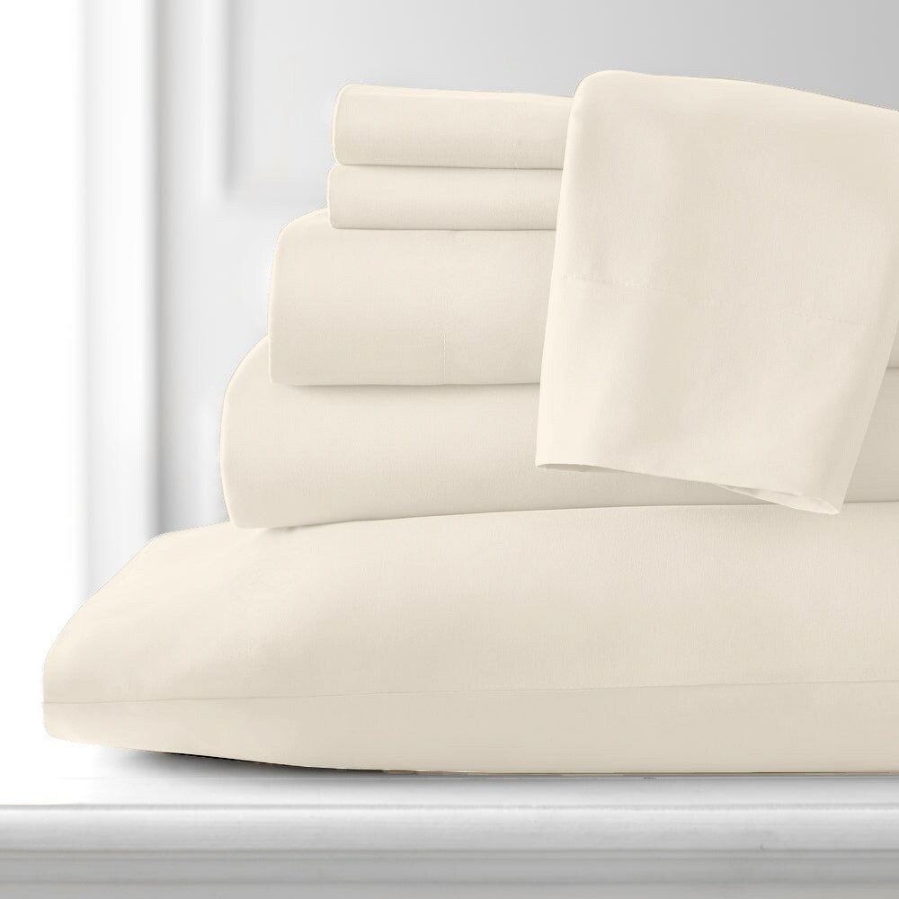 Premium Home Collection Microfiber Soft Cooling Bed Sheet Set - 6 Piece Set