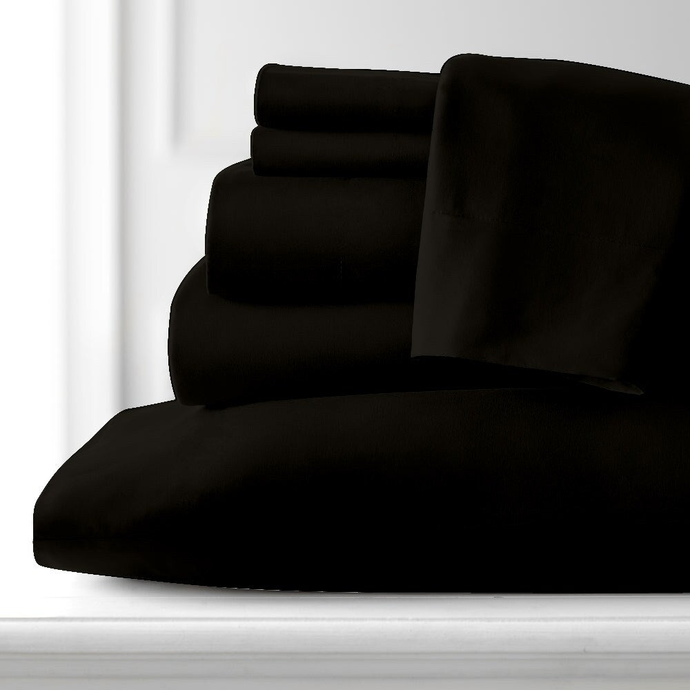 Premium Home Collection Microfiber Soft Cooling Bed Sheet Set - 6 Piece Set
