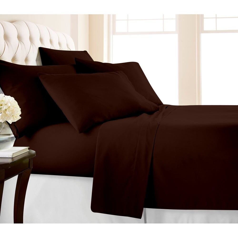 Premium Home Collection Microfiber Soft Cooling Bed Sheet Set - 6 Piece Set