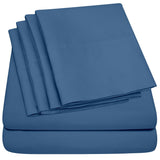 Premium Home Collection Microfiber Soft Cooling Bed Sheet Set - 6 Piece Set
