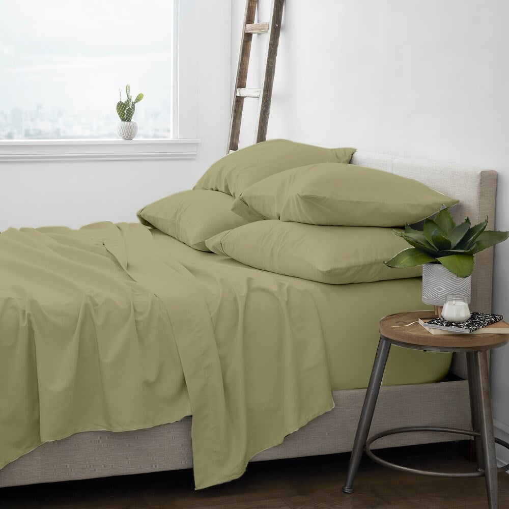 Premium Home Collection Microfiber Soft Cooling Bed Sheet Set - 6 Piece Set