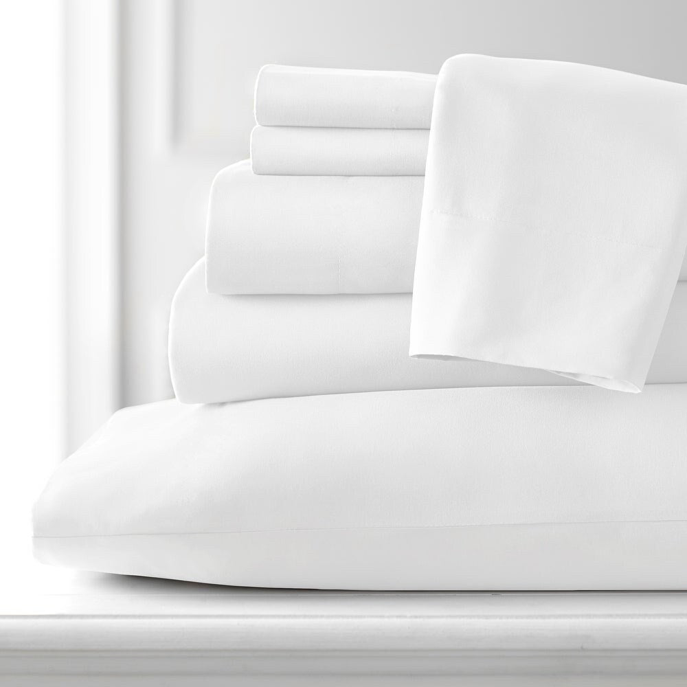 Premium Home Collection Microfiber Soft Cooling Bed Sheet Set - 6 Piece Set