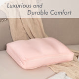 Premium Microbead Pillow, Anti-Aging, Silk like Cover, Cream Peach