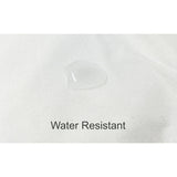 Premium Microfiber Mattress Cover Waterproof Shield Zippered Mattress Bed Protector, Velcro Zip, Ultra Soft - White