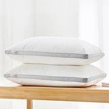 Premium Plush Pillows Gusseted Pillow for Sleeping Set of 2