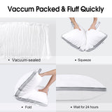 Premium Plush Pillows Gusseted Pillow for Sleeping Set of 2