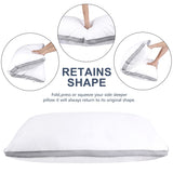 Premium Plush Pillows Gusseted Pillow for Sleeping Set of 2