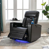 Premium Power Recliner with Swivel Tray Table and Cell Phone Stand