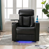 Premium Power Recliner with Swivel Tray Table and Cell Phone Stand