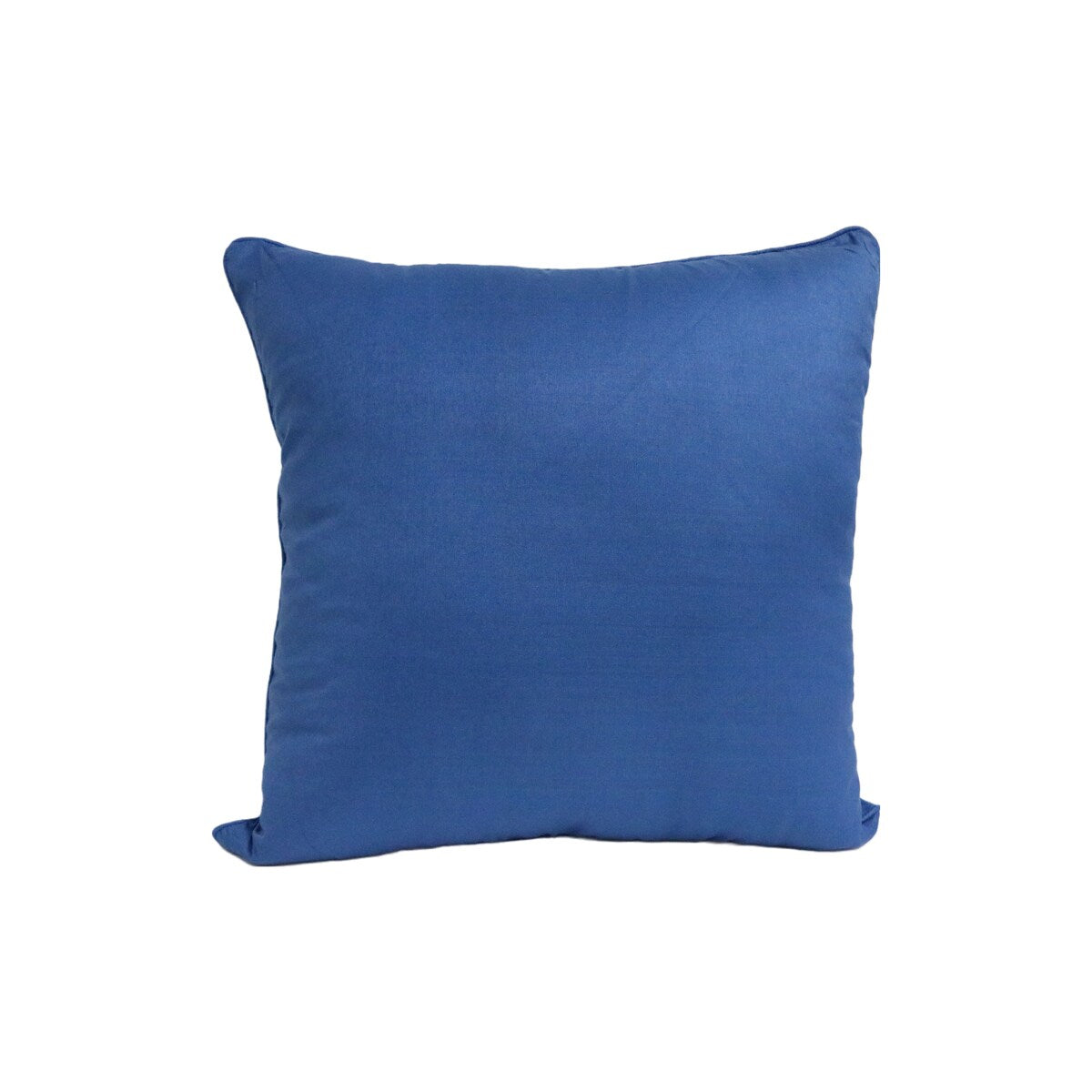 Home&Manor Premium Silk Throw Pillow 18" Royal Blue