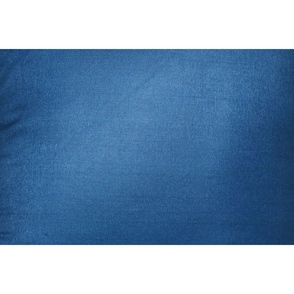 Home&Manor Premium Silk Throw Pillow 18" Royal Blue