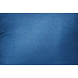 Home&Manor Premium Silk Throw Pillow 18" Royal Blue