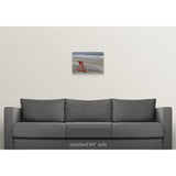 "An empty lifeguard chair" Canvas Wall Art