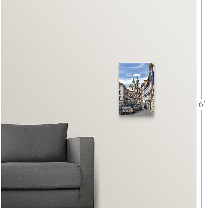 "Baroque Church of St Nicholas Little Quarter" Canvas Wall Art
