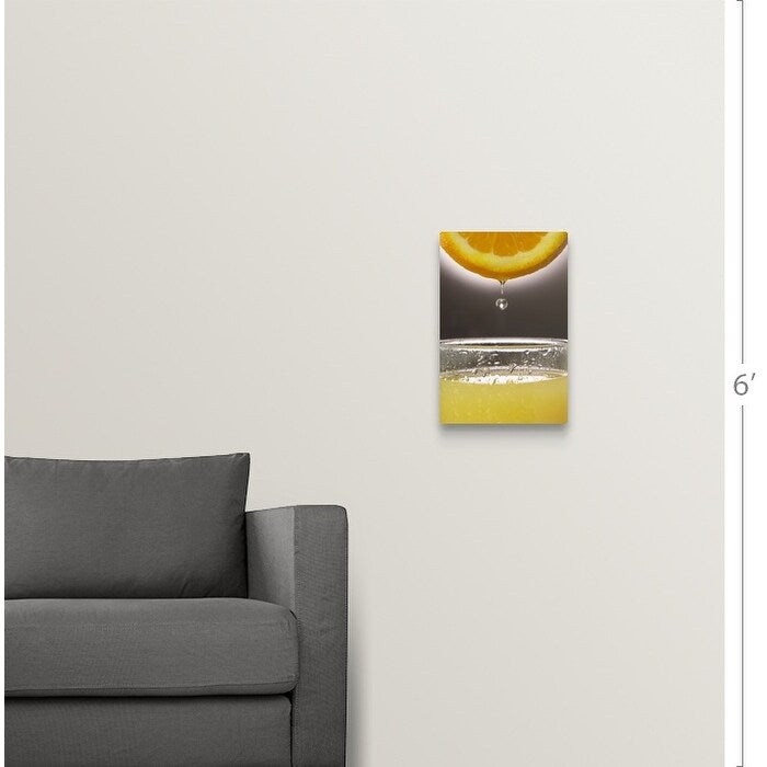 "Fresh squeezed orange juice" Canvas Wall Art
