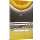 "Fresh squeezed orange juice" Canvas Wall Art